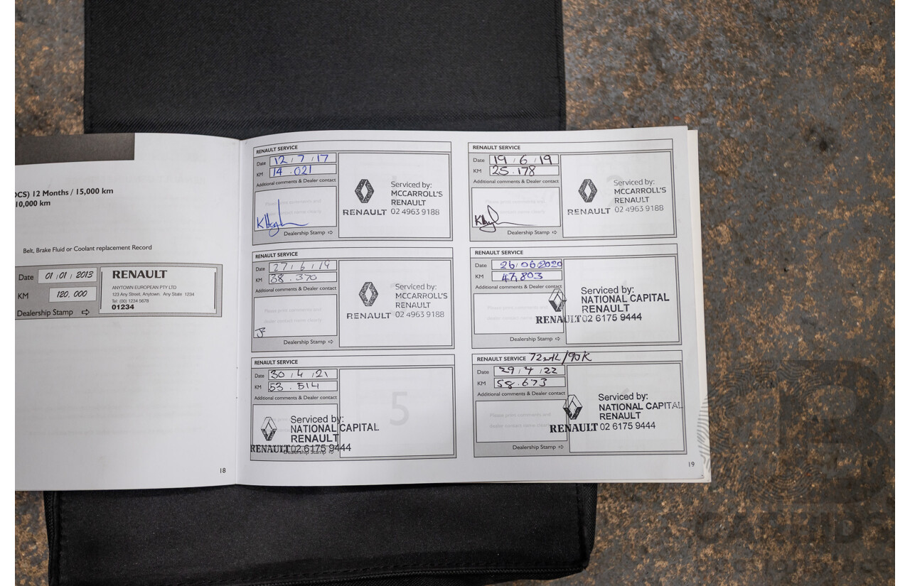 06/2016 Renault Megane GT-LINE K95 MY14 4D Wagon Black Turbo 1.2L