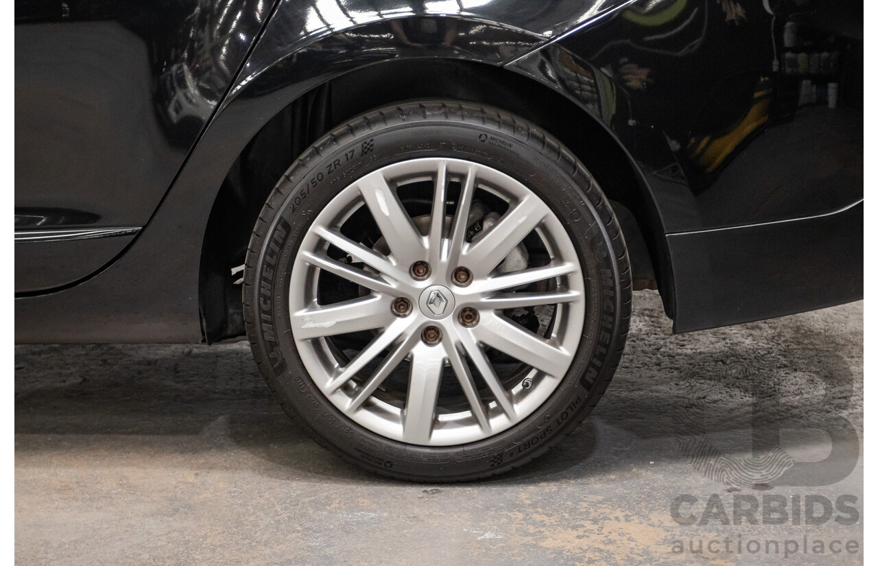 06/2016 Renault Megane GT-LINE K95 MY14 4D Wagon Black Turbo 1.2L