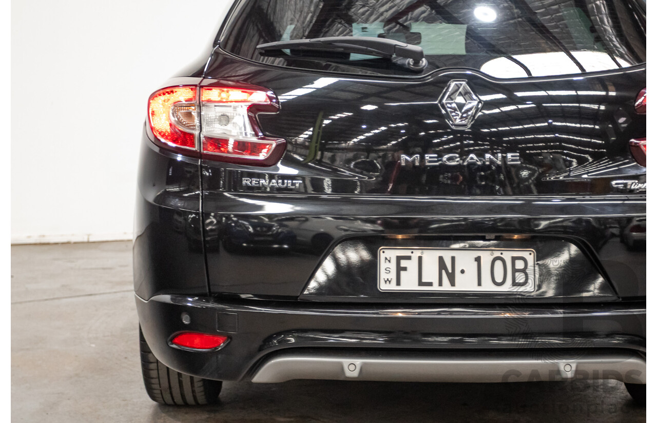 06/2016 Renault Megane GT-LINE K95 MY14 4D Wagon Black Turbo 1.2L