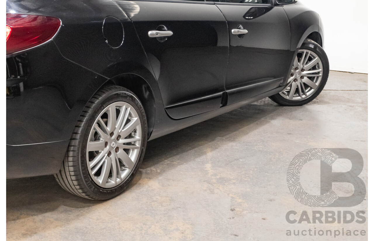 06/2016 Renault Megane GT-LINE K95 MY14 4D Wagon Black Turbo 1.2L