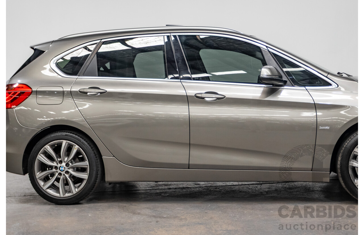 6/2017 BMW 220i Active Tourer Luxury Line F45 MY18 4D Wagon Sparkling Brown Metallic Turbo 2.0L