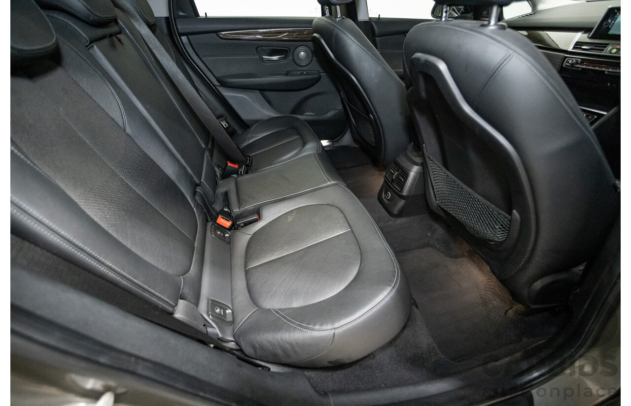 6/2017 BMW 220i Active Tourer Luxury Line F45 MY18 4D Wagon Sparkling Brown Metallic Turbo 2.0L