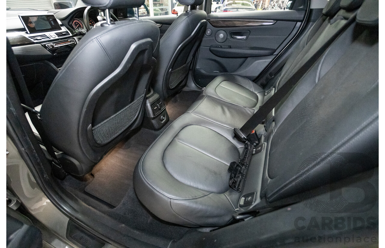 6/2017 BMW 220i Active Tourer Luxury Line F45 MY18 4D Wagon Sparkling Brown Metallic Turbo 2.0L