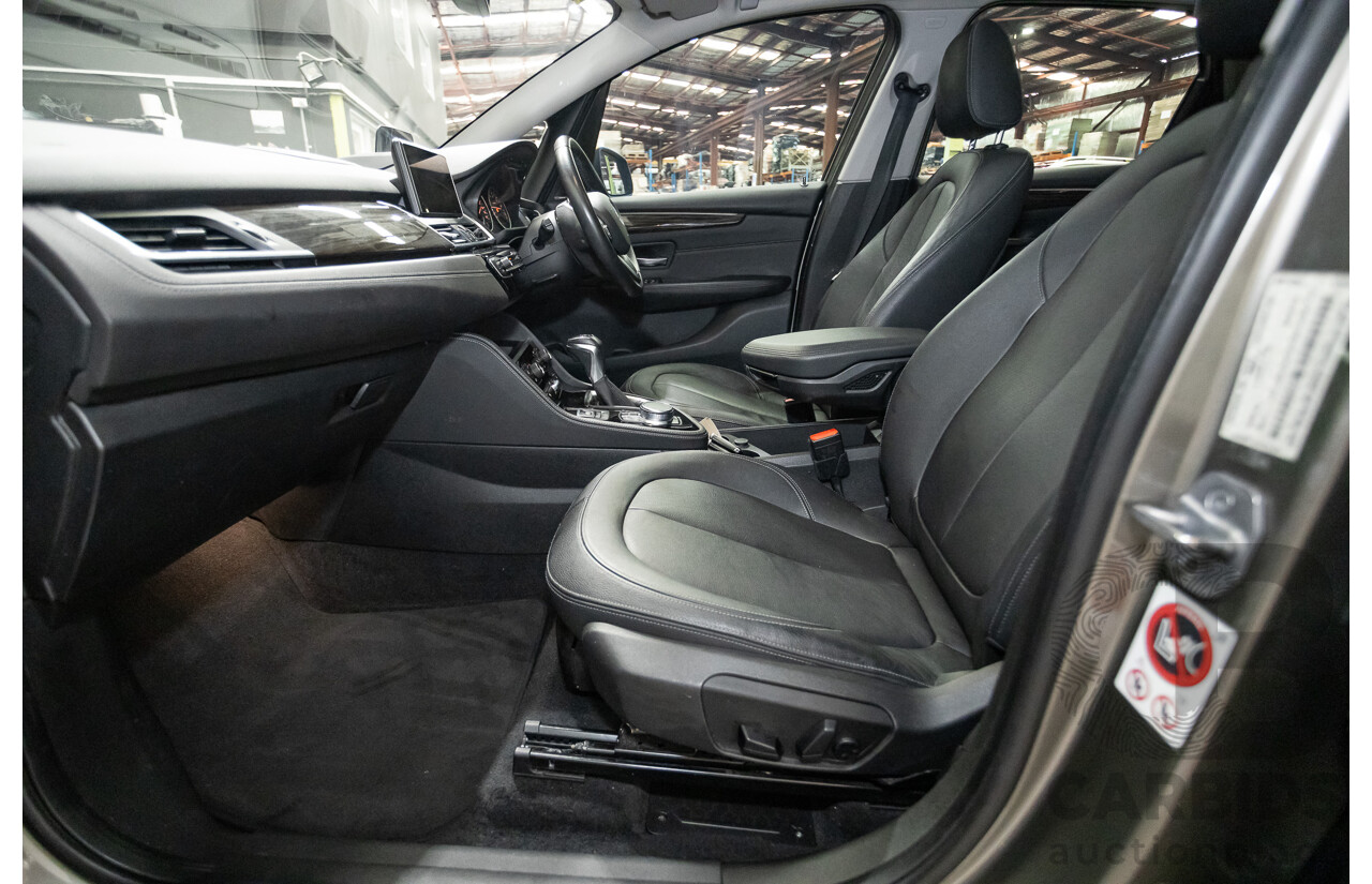 6/2017 BMW 220i Active Tourer Luxury Line F45 MY18 4D Wagon Sparkling Brown Metallic Turbo 2.0L