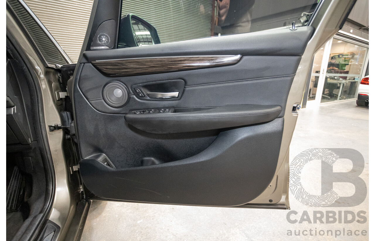 6/2017 BMW 220i Active Tourer Luxury Line F45 MY18 4D Wagon Sparkling Brown Metallic Turbo 2.0L