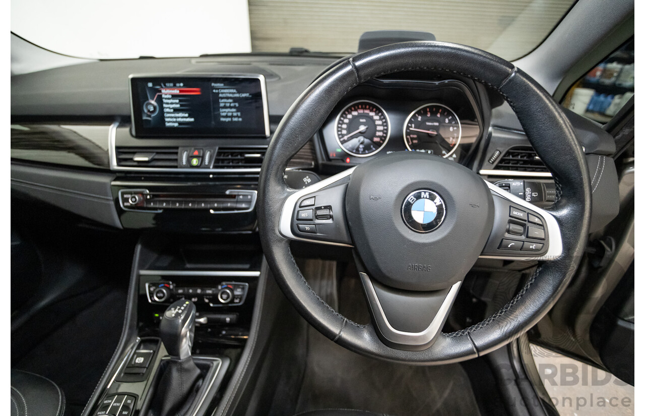 6/2017 BMW 220i Active Tourer Luxury Line F45 MY18 4D Wagon Sparkling Brown Metallic Turbo 2.0L