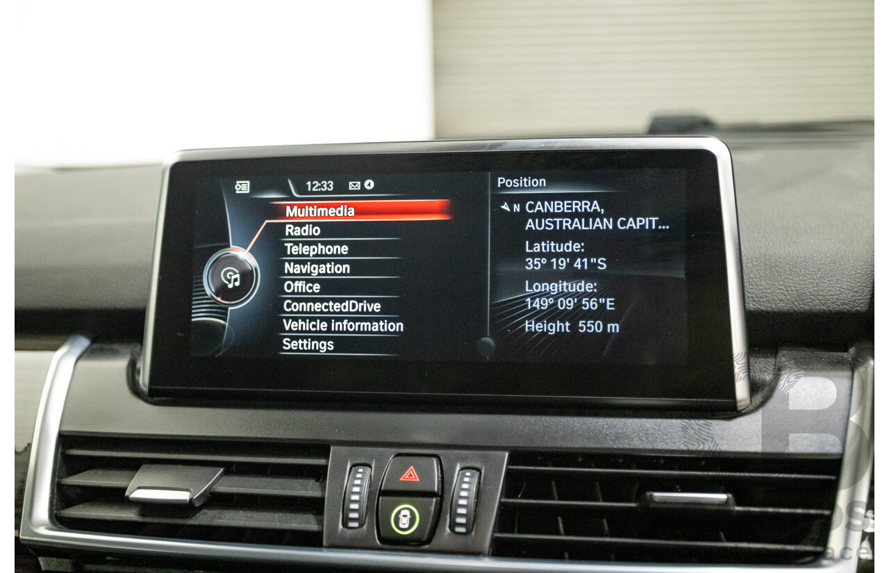 6/2017 BMW 220i Active Tourer Luxury Line F45 MY18 4D Wagon Sparkling Brown Metallic Turbo 2.0L