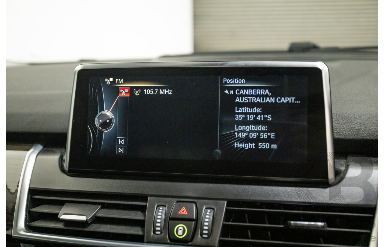 6/2017 BMW 220i Active Tourer Luxury Line F45 MY18 4D Wagon Sparkling Brown Metallic Turbo 2.0L