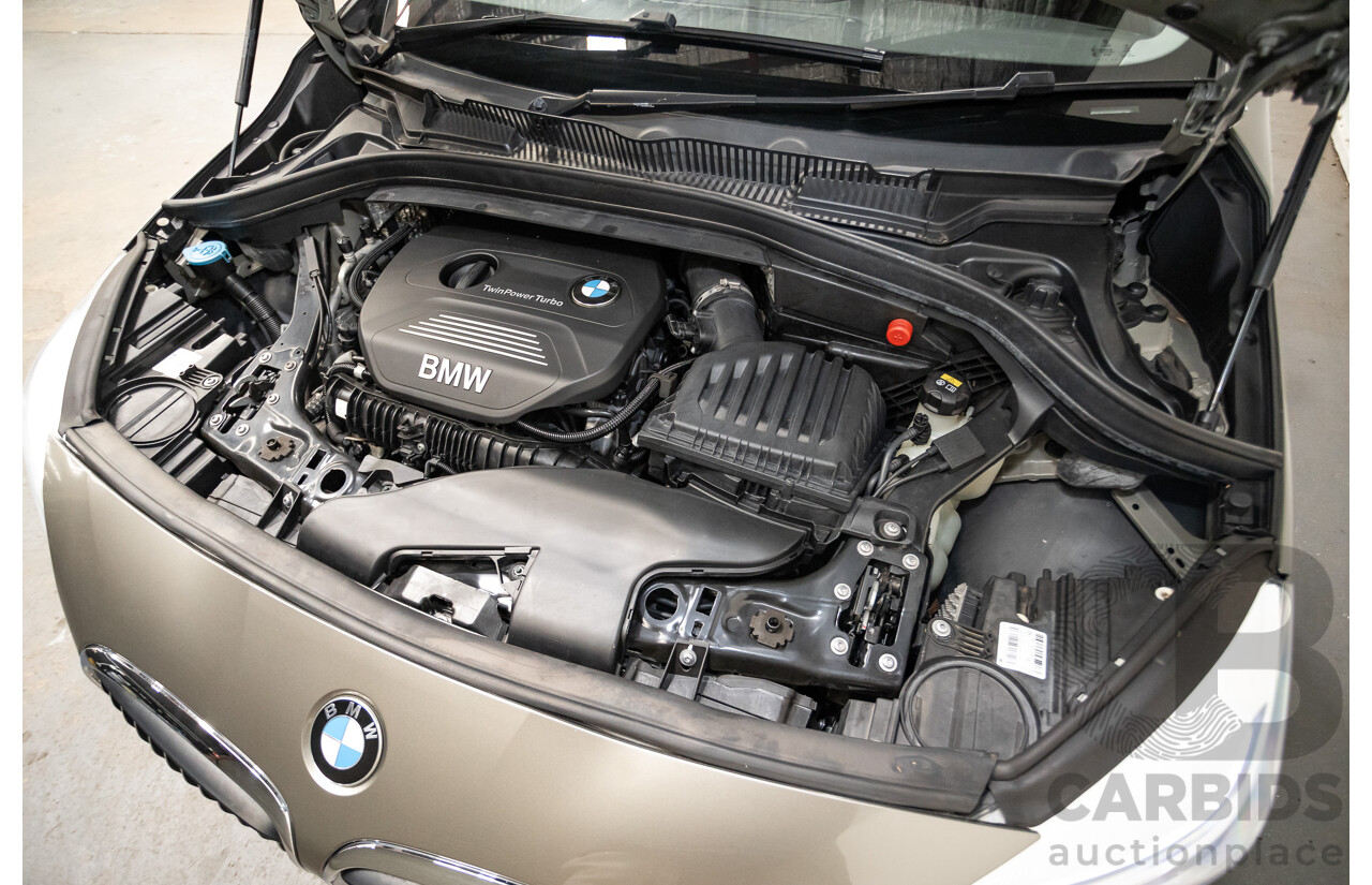 6/2017 BMW 220i Active Tourer Luxury Line F45 MY18 4D Wagon Sparkling Brown Metallic Turbo 2.0L
