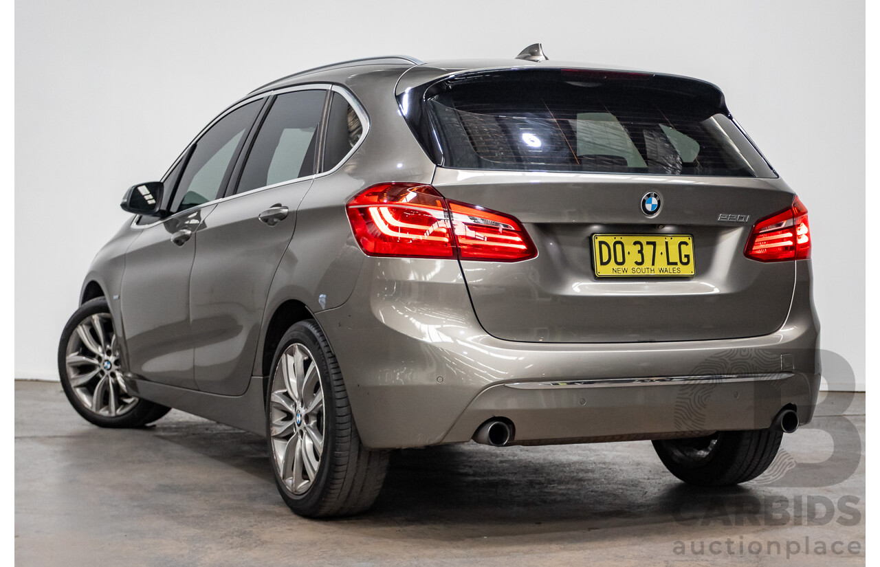 6/2017 BMW 220i Active Tourer Luxury Line F45 MY18 4D Wagon Sparkling Brown Metallic Turbo 2.0L