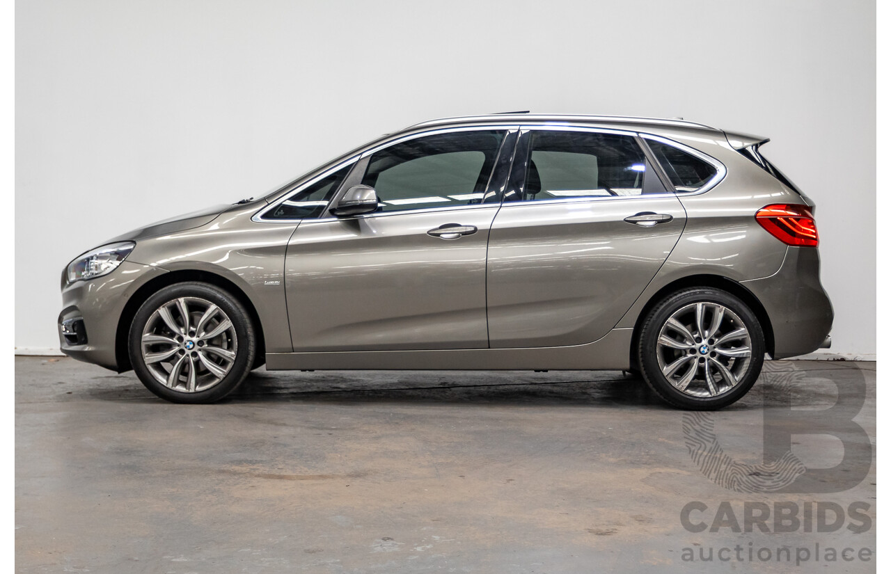 6/2017 BMW 220i Active Tourer Luxury Line F45 MY18 4D Wagon Sparkling Brown Metallic Turbo 2.0L