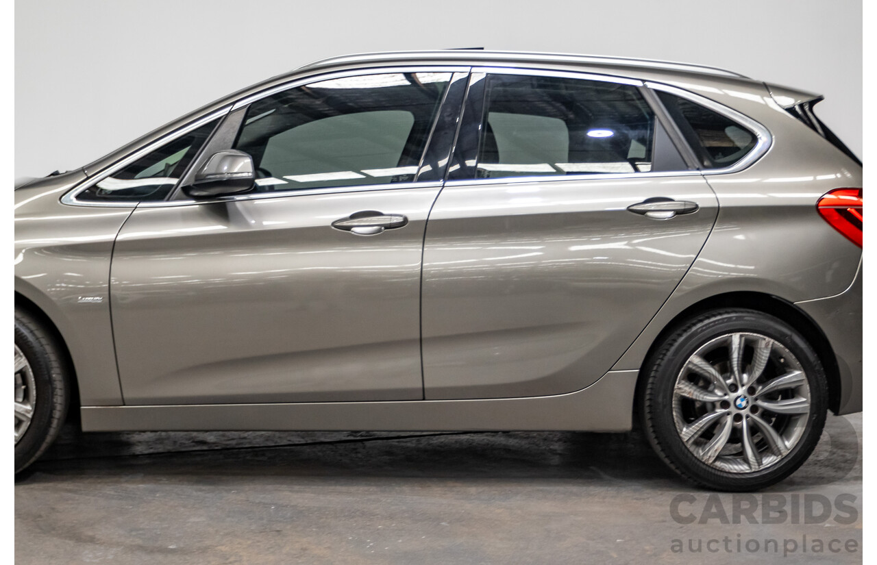 6/2017 BMW 220i Active Tourer Luxury Line F45 MY18 4D Wagon Sparkling Brown Metallic Turbo 2.0L