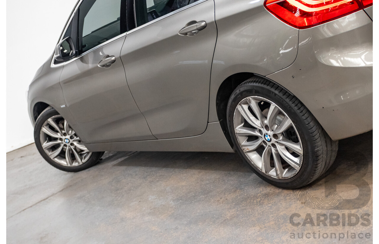 6/2017 BMW 220i Active Tourer Luxury Line F45 MY18 4D Wagon Sparkling Brown Metallic Turbo 2.0L