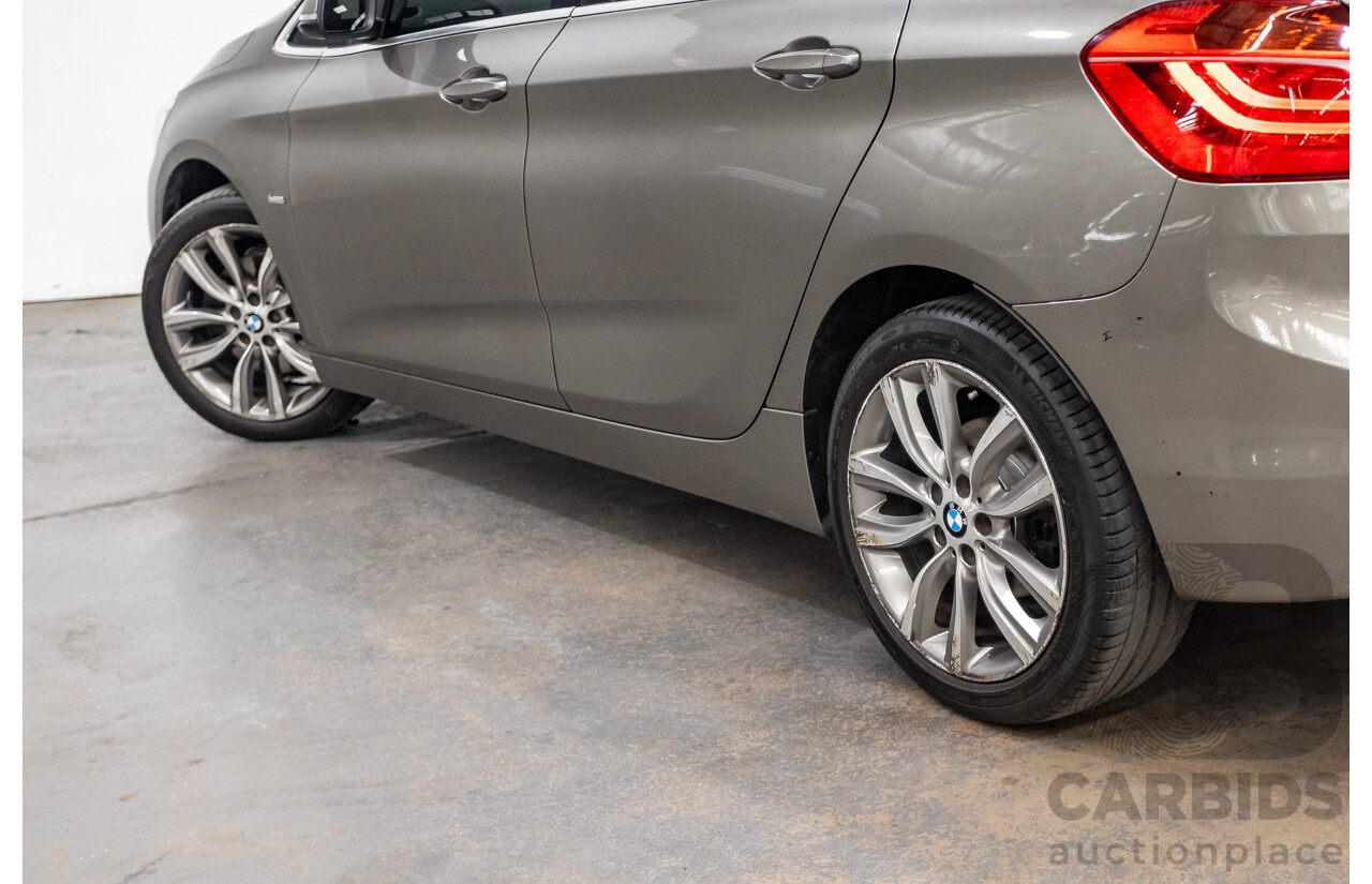 6/2017 BMW 220i Active Tourer Luxury Line F45 MY18 4D Wagon Sparkling Brown Metallic Turbo 2.0L