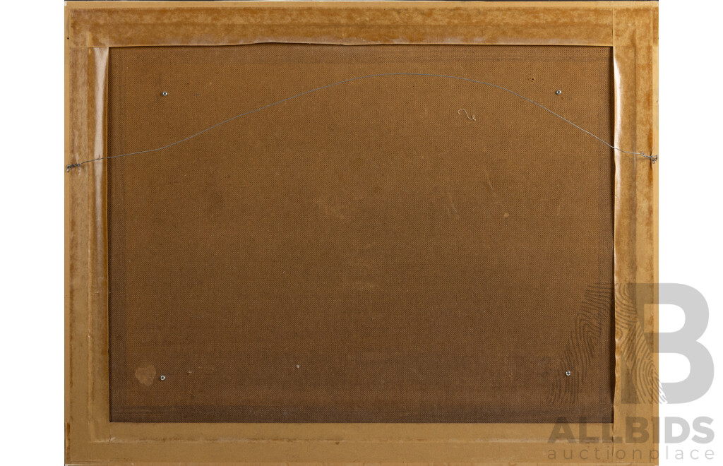 Judy Cassab AO CBE, (20th Century, Viennese-Born Australian, 1920-2015), Edge of Forest, Original Watercolour and Gouache on Board, 57 x 72 cm (frame)