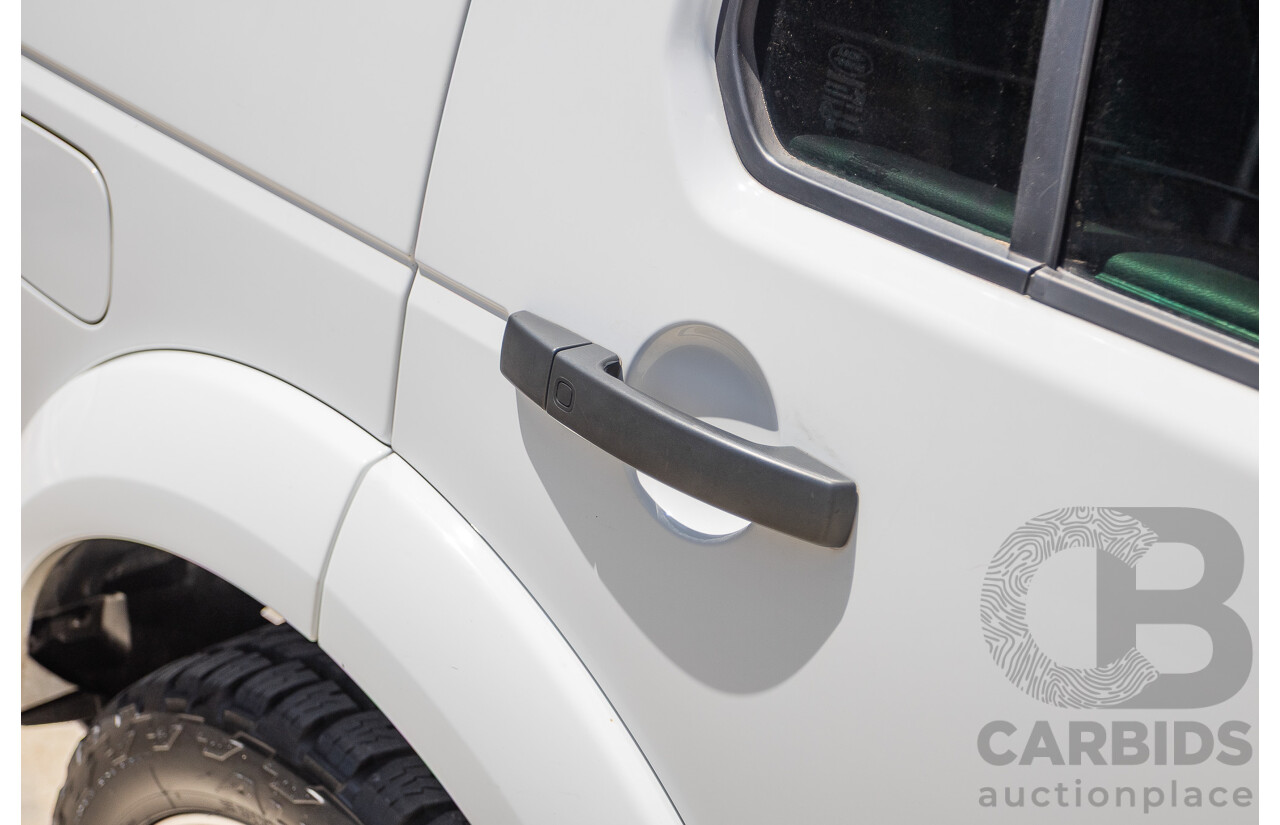 5/2012 Land Rover Discovery 4 3.0 SDV6 HSE MY12 4d Wagon Fuji White Turbo Diesel V6 3.0L - 7 Seater