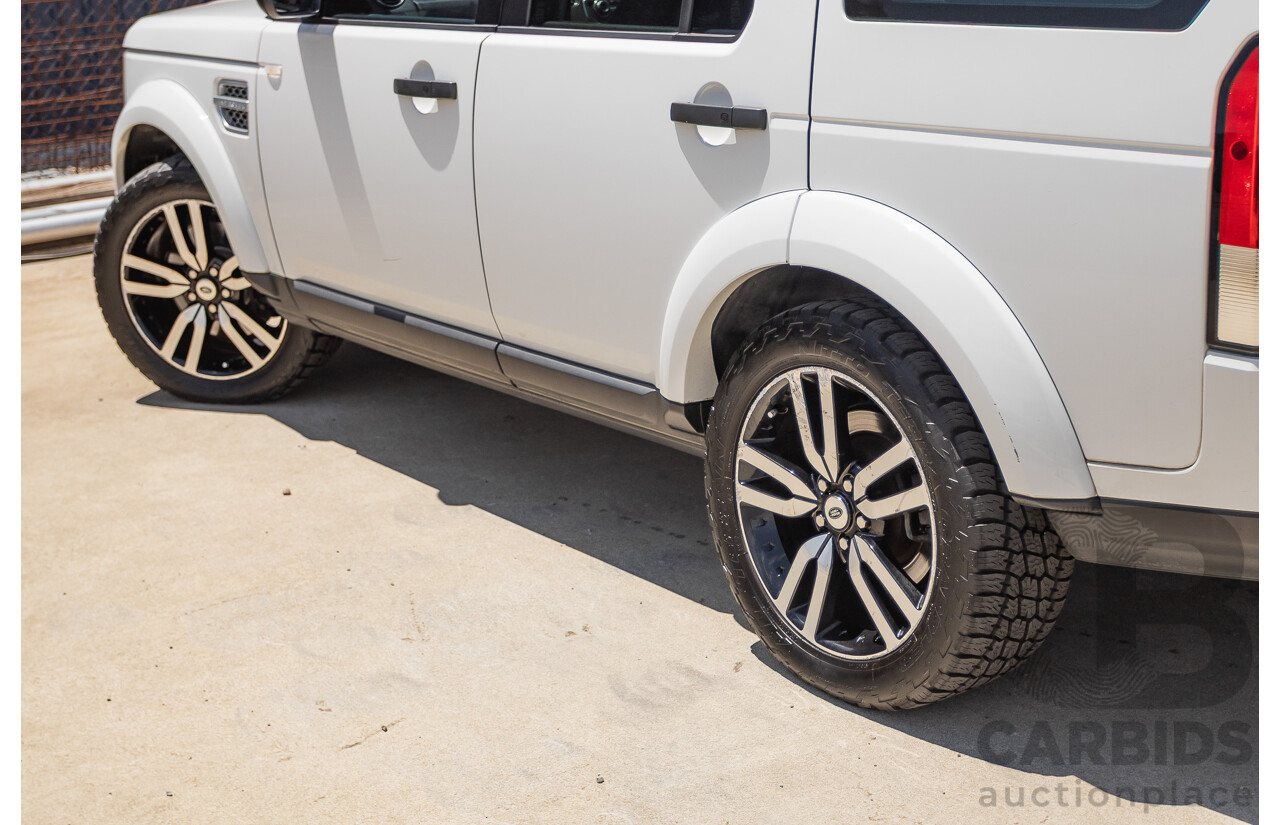 5/2012 Land Rover Discovery 4 3.0 SDV6 HSE MY12 4d Wagon Fuji White Turbo Diesel V6 3.0L - 7 Seater