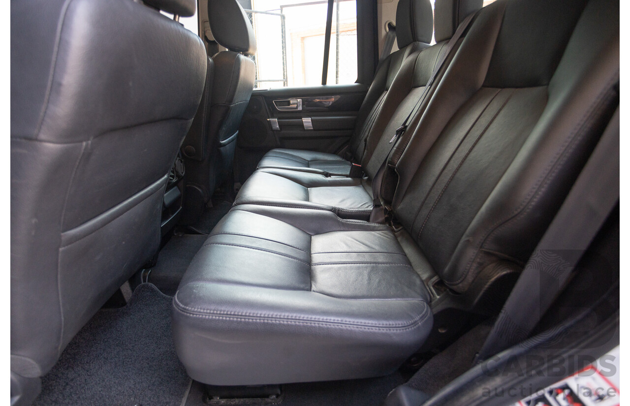 5/2012 Land Rover Discovery 4 3.0 SDV6 HSE MY12 4d Wagon Fuji White Turbo Diesel V6 3.0L - 7 Seater