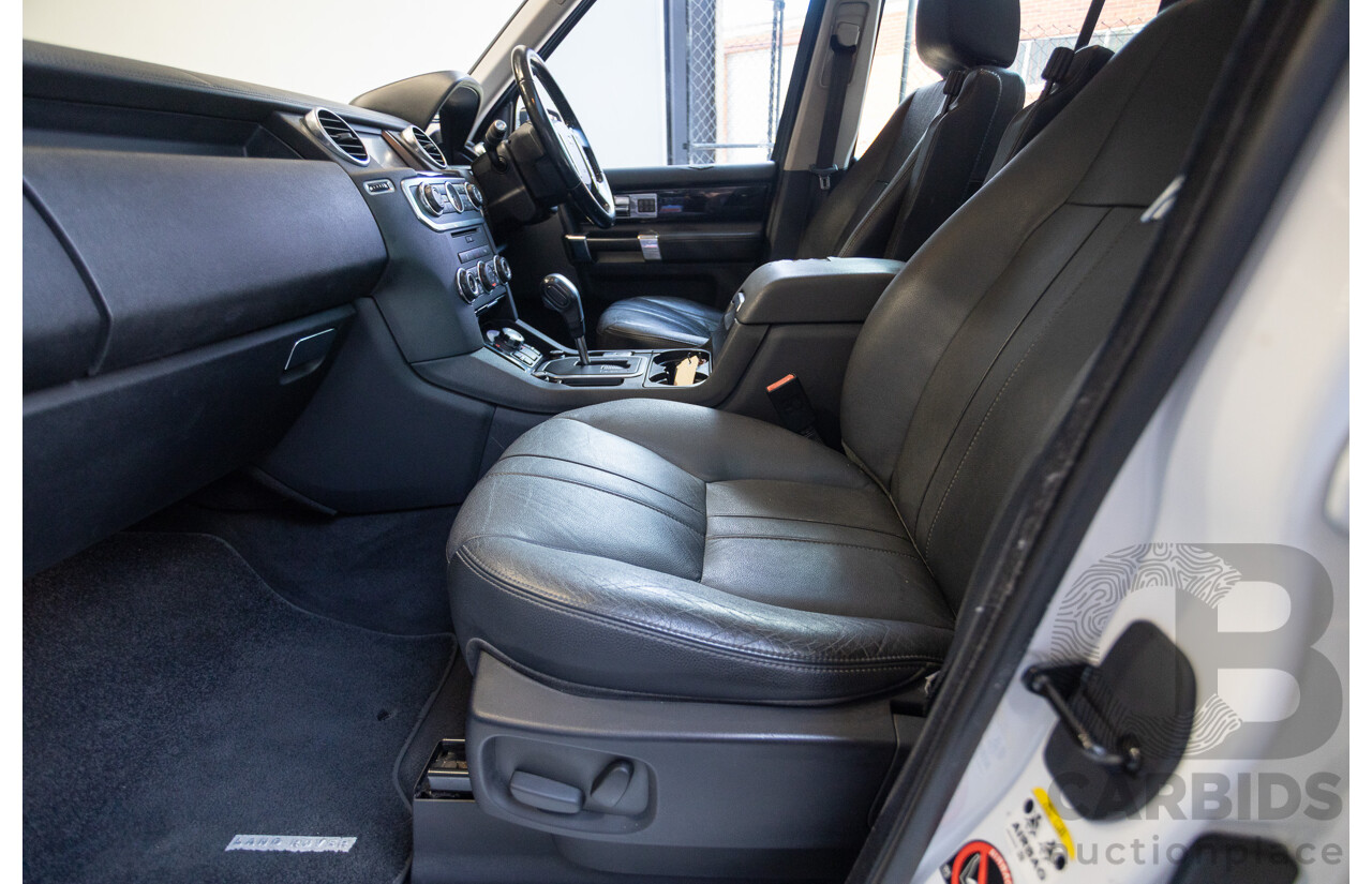 5/2012 Land Rover Discovery 4 3.0 SDV6 HSE MY12 4d Wagon Fuji White Turbo Diesel V6 3.0L - 7 Seater