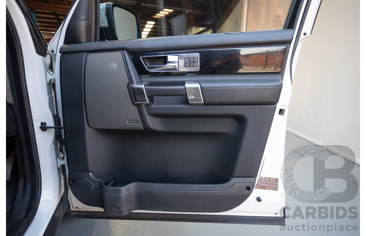 5/2012 Land Rover Discovery 4 3.0 SDV6 HSE MY12 4d Wagon Fuji White Turbo Diesel V6 3.0L - 7 Seater
