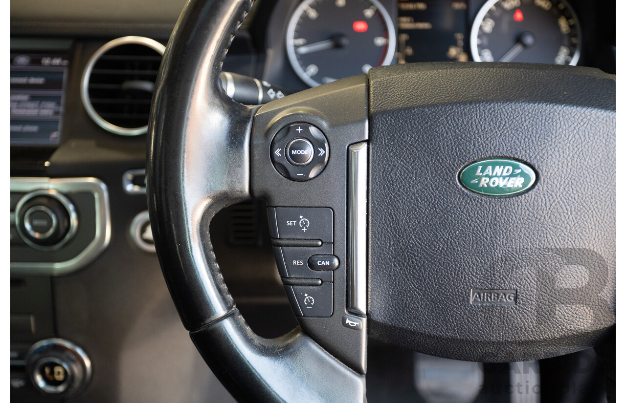 5/2012 Land Rover Discovery 4 3.0 SDV6 HSE MY12 4d Wagon Fuji White Turbo Diesel V6 3.0L - 7 Seater