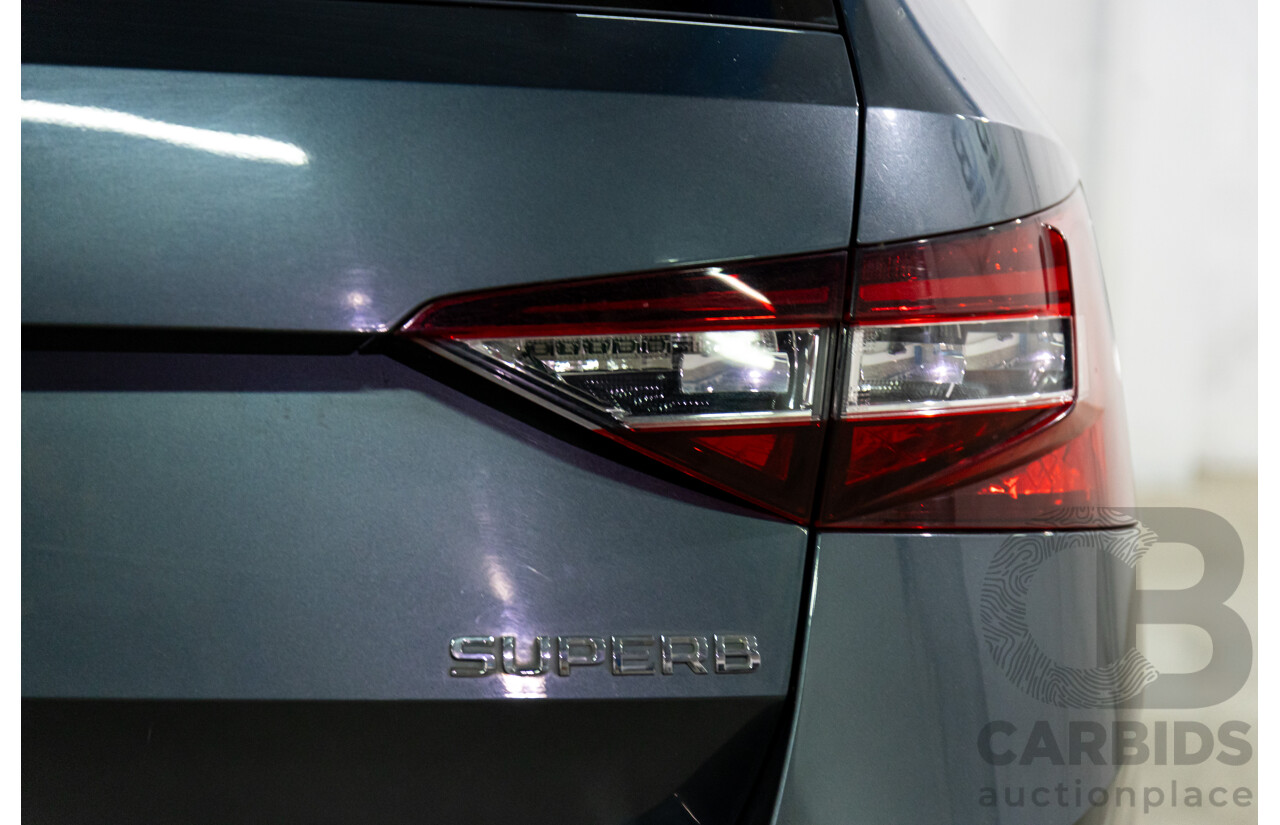 06/2019 Skoda Superb 162 TSI (FWD) NP MY19 4d Wagon Quartz Grey Metallic Turbo 2.0L