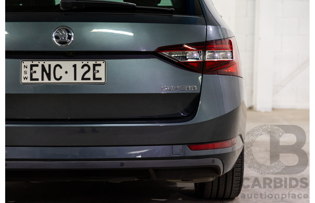 06/2019 Skoda Superb 162 TSI (FWD) NP MY19 4d Wagon Quartz Grey Metallic Turbo 2.0L