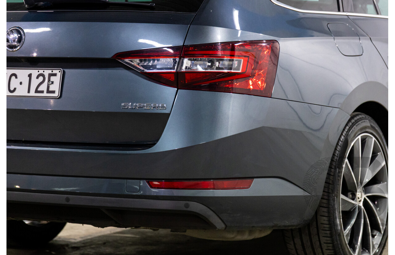 06/2019 Skoda Superb 162 TSI (FWD) NP MY19 4d Wagon Quartz Grey Metallic Turbo 2.0L
