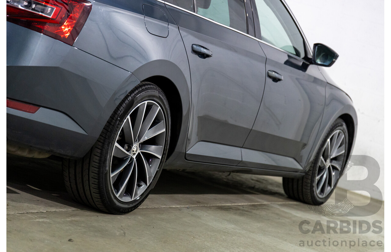 06/2019 Skoda Superb 162 TSI (FWD) NP MY19 4d Wagon Quartz Grey Metallic Turbo 2.0L