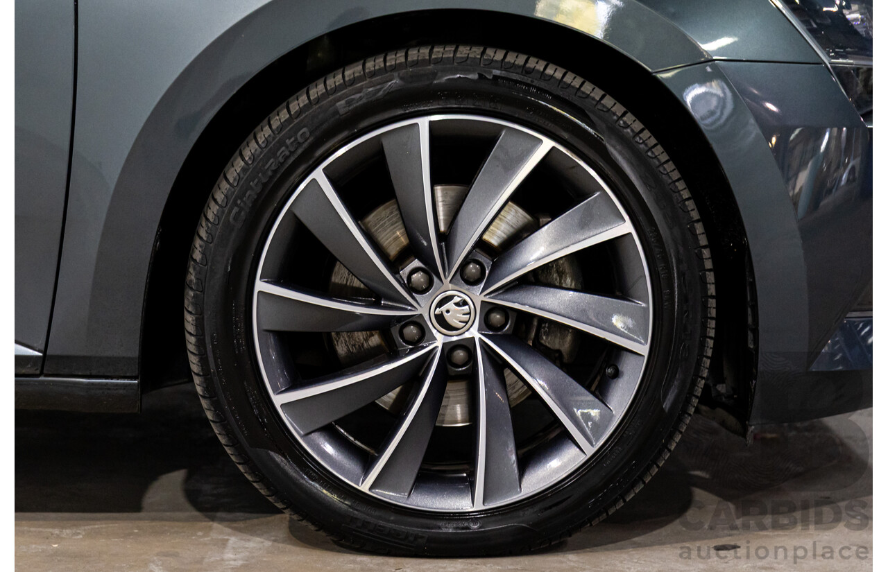 06/2019 Skoda Superb 162 TSI (FWD) NP MY19 4d Wagon Quartz Grey Metallic Turbo 2.0L