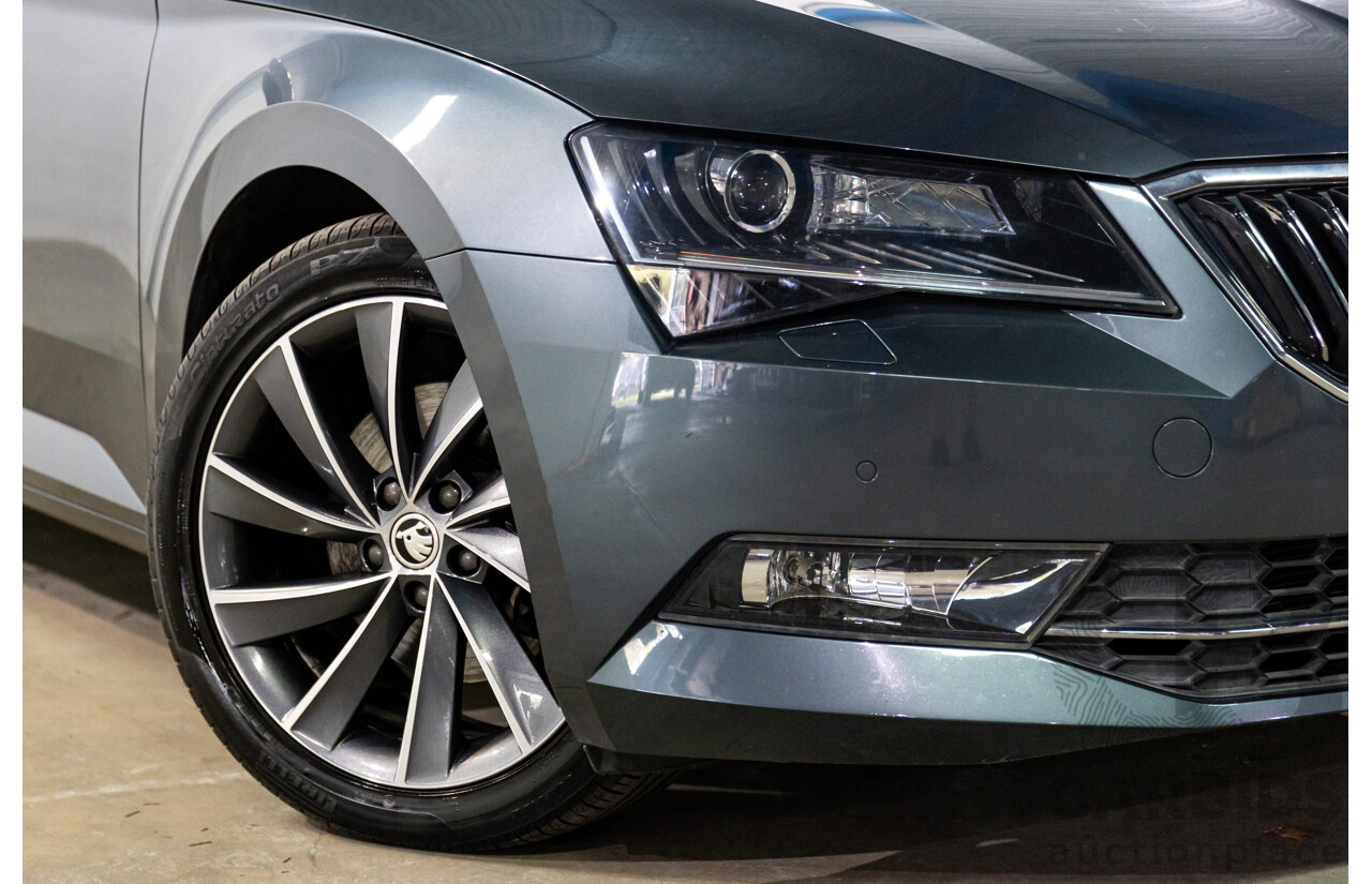 06/2019 Skoda Superb 162 TSI (FWD) NP MY19 4d Wagon Quartz Grey Metallic Turbo 2.0L