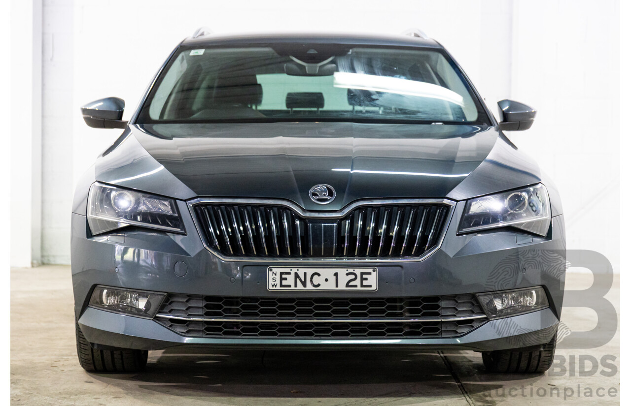 06/2019 Skoda Superb 162 TSI (FWD) NP MY19 4d Wagon Quartz Grey Metallic Turbo 2.0L