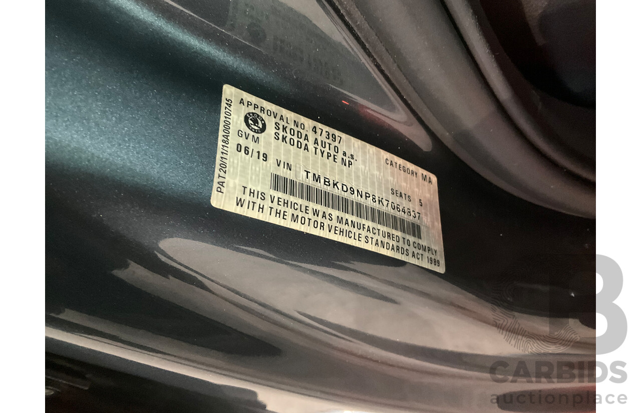 06/2019 Skoda Superb 162 TSI (FWD) NP MY19 4d Wagon Quartz Grey Metallic Turbo 2.0L