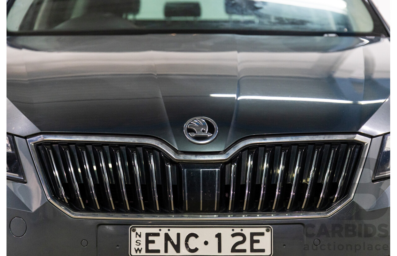 06/2019 Skoda Superb 162 TSI (FWD) NP MY19 4d Wagon Quartz Grey Metallic Turbo 2.0L