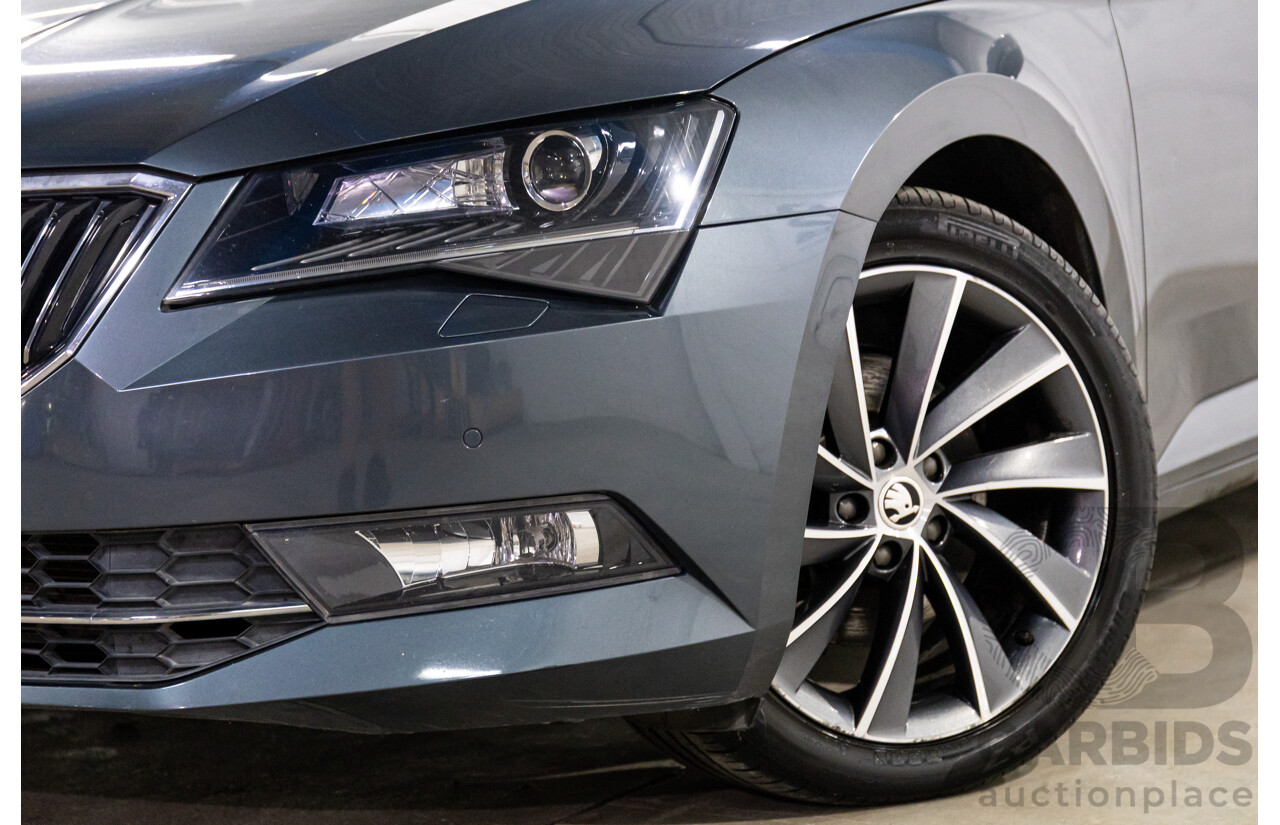 06/2019 Skoda Superb 162 TSI (FWD) NP MY19 4d Wagon Quartz Grey Metallic Turbo 2.0L