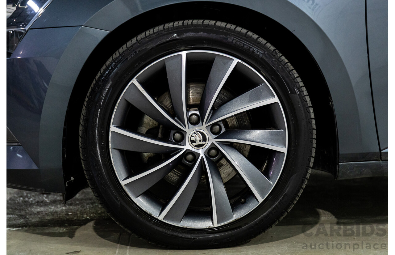 06/2019 Skoda Superb 162 TSI (FWD) NP MY19 4d Wagon Quartz Grey Metallic Turbo 2.0L