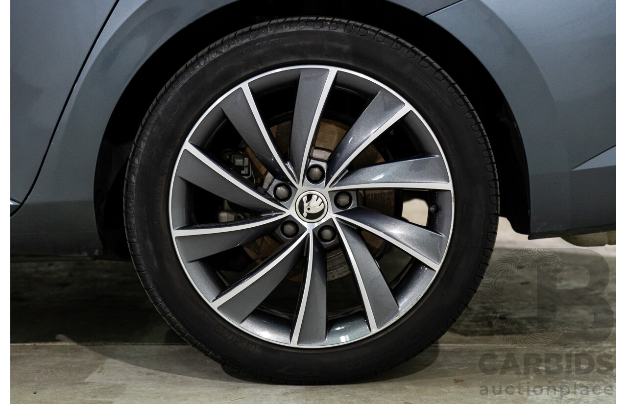 06/2019 Skoda Superb 162 TSI (FWD) NP MY19 4d Wagon Quartz Grey Metallic Turbo 2.0L