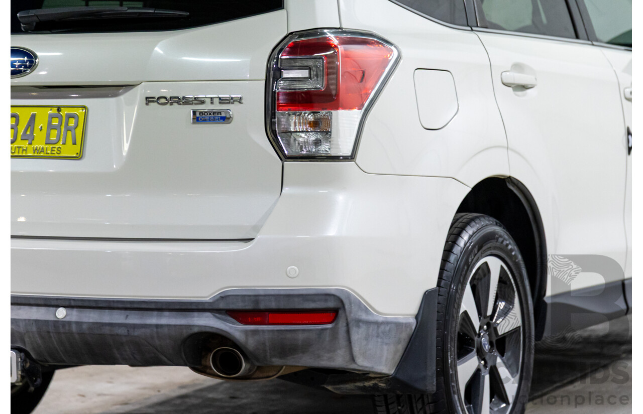03/2016 Subaru Forester 2.0D-L (AWD) MY16 4d Wagon Crystal White Turbo Diesel 2.0L