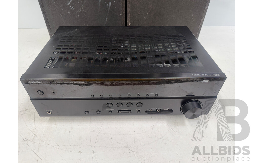 Yamaha HTR-3065 5.1-channel AV Receiver - 2x Sony SS-T552AV 3 Way Speakers