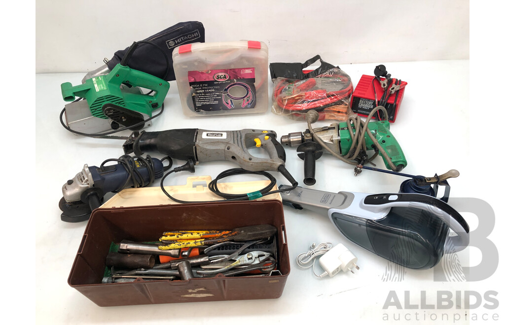 Selection of Electric Power Tools and Hand Tools - Lot of Nine