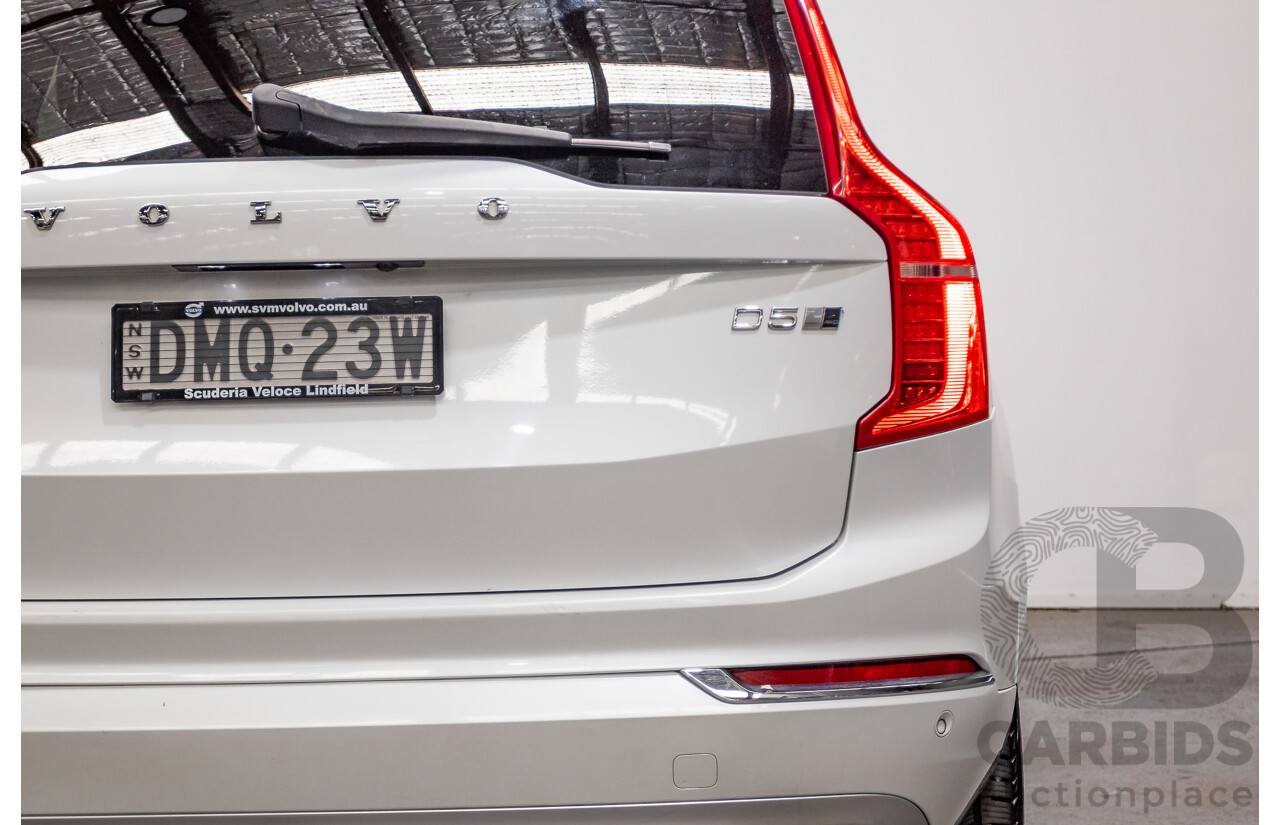 3/2017 Volvo XC90 D5 Inscription (AWD) 256 MY17 4D Wagon Crystal White Pearl Twin Turbo Diesel 2.0L - 7 seater
