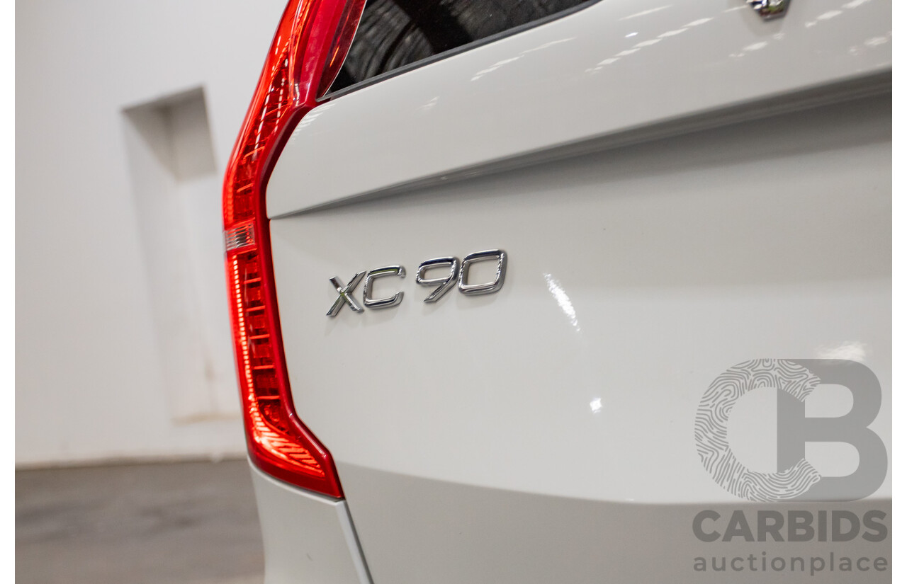 3/2017 Volvo XC90 D5 Inscription (AWD) 256 MY17 4D Wagon Crystal White Pearl Twin Turbo Diesel 2.0L - 7 seater