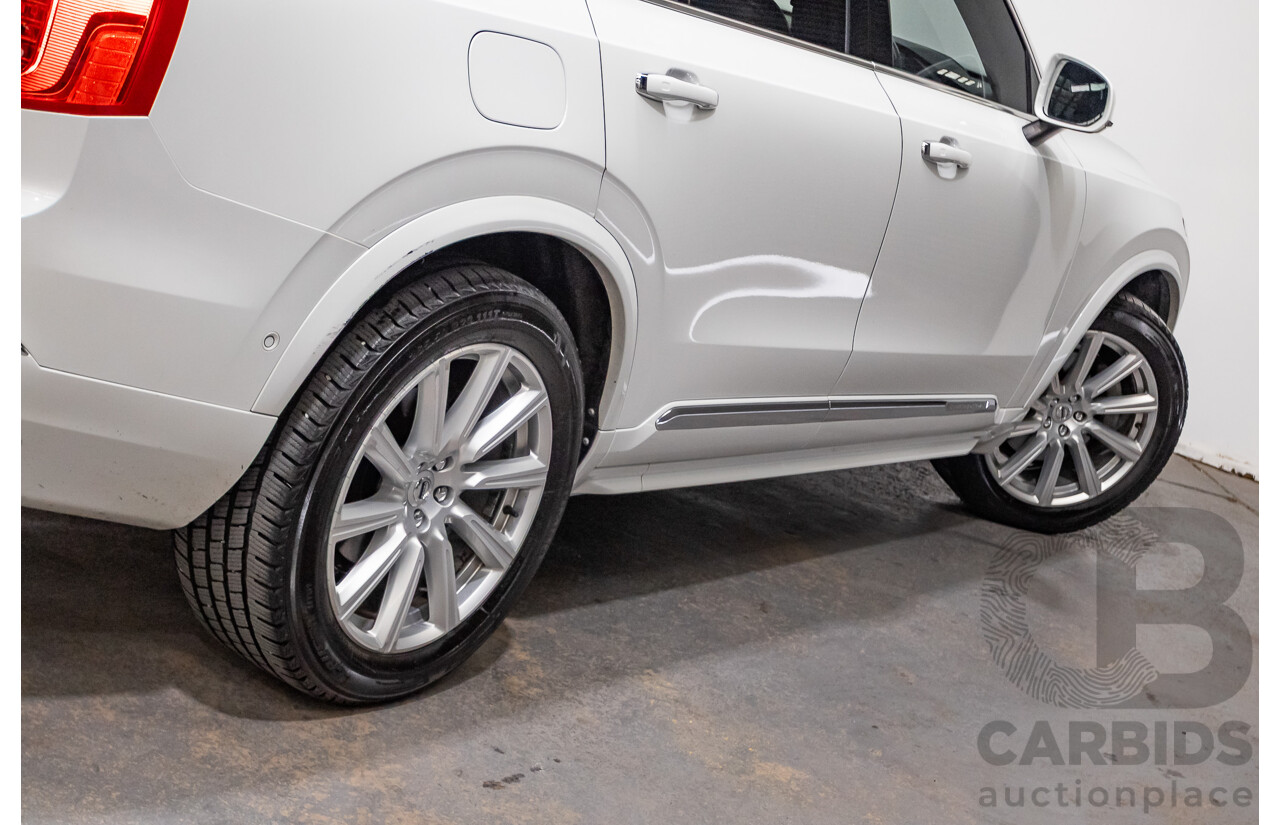 3/2017 Volvo XC90 D5 Inscription (AWD) 256 MY17 4D Wagon Crystal White Pearl Twin Turbo Diesel 2.0L - 7 seater