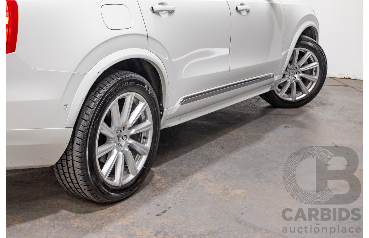 3/2017 Volvo XC90 D5 Inscription (AWD) 256 MY17 4D Wagon Crystal White Pearl Twin Turbo Diesel 2.0L - 7 seater