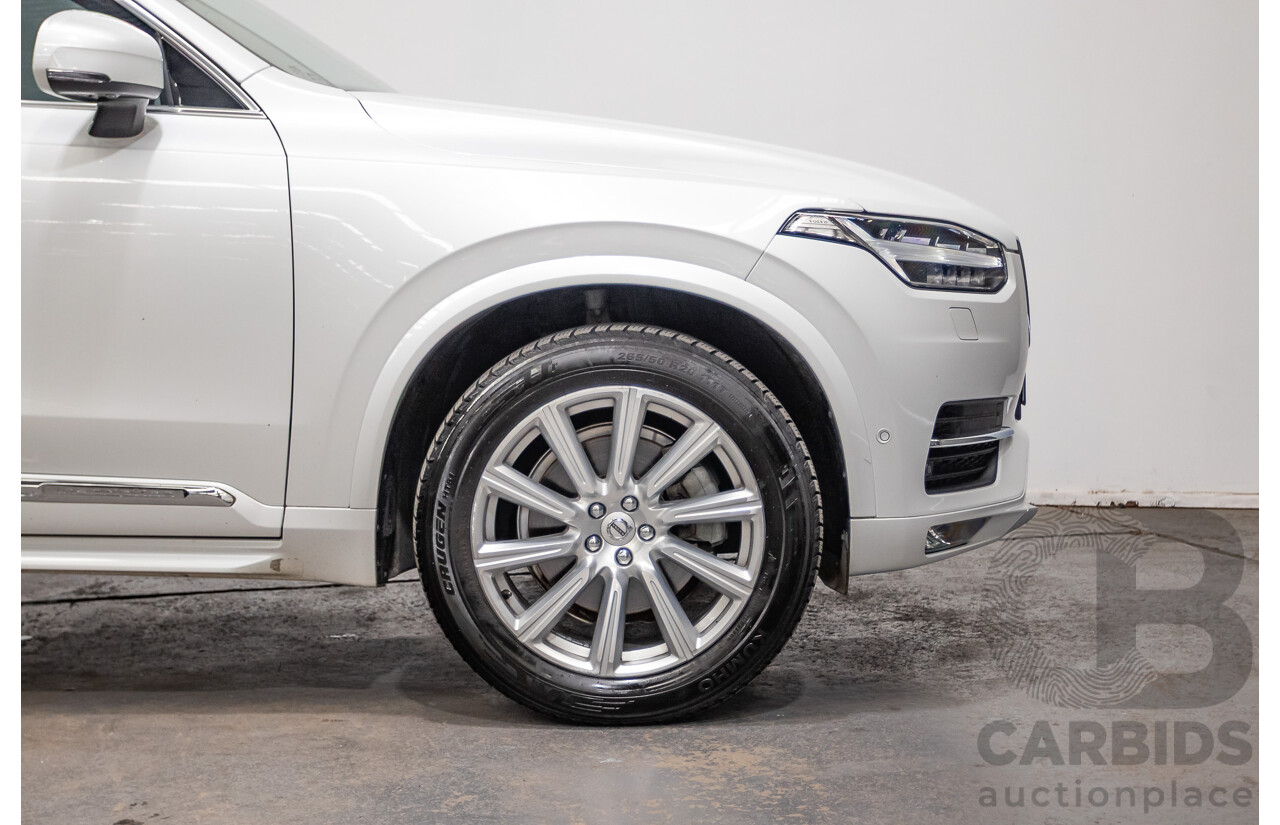 3/2017 Volvo XC90 D5 Inscription (AWD) 256 MY17 4D Wagon Crystal White Pearl Twin Turbo Diesel 2.0L - 7 seater