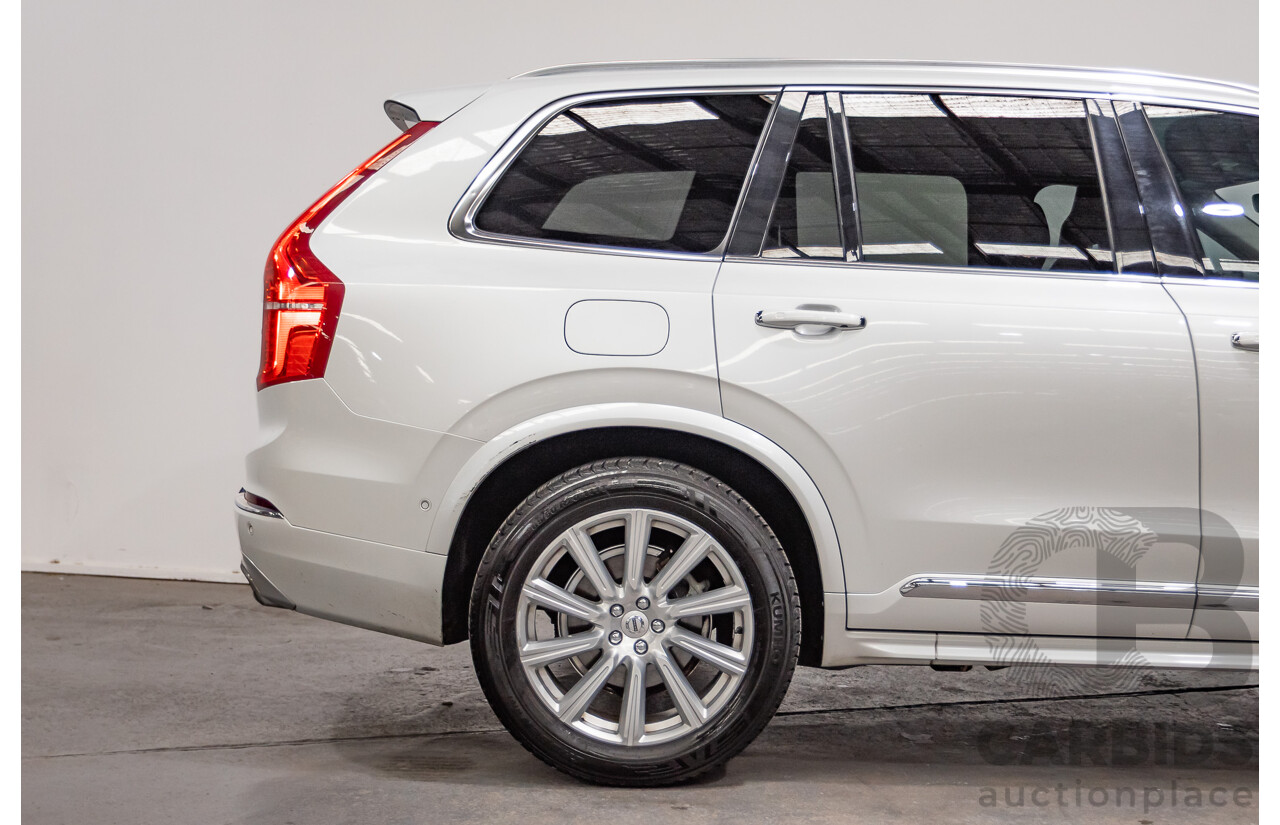 3/2017 Volvo XC90 D5 Inscription (AWD) 256 MY17 4D Wagon Crystal White Pearl Twin Turbo Diesel 2.0L - 7 seater