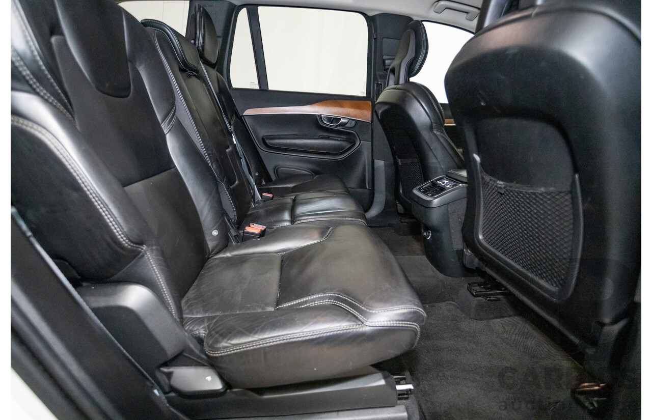 3/2017 Volvo XC90 D5 Inscription (AWD) 256 MY17 4D Wagon Crystal White Pearl Twin Turbo Diesel 2.0L - 7 seater