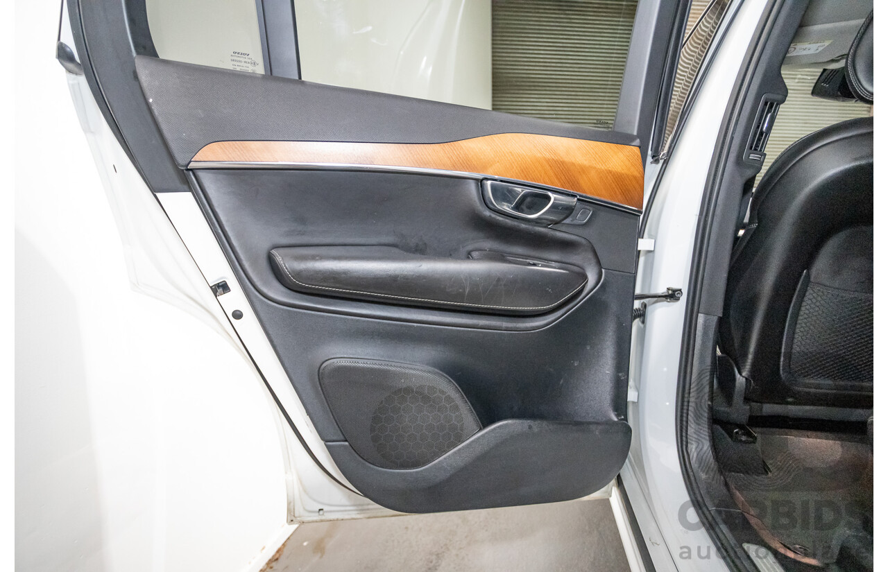 3/2017 Volvo XC90 D5 Inscription (AWD) 256 MY17 4D Wagon Crystal White Pearl Twin Turbo Diesel 2.0L - 7 seater