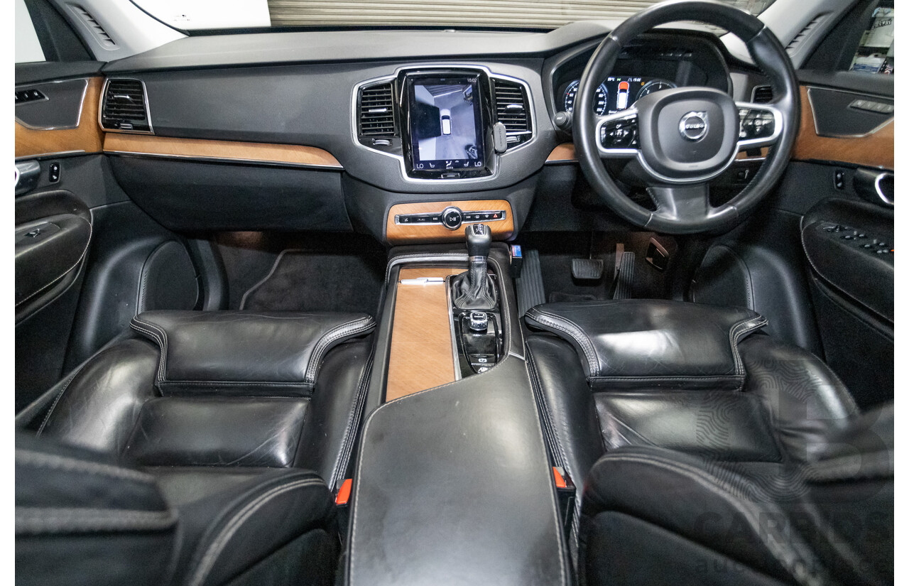 3/2017 Volvo XC90 D5 Inscription (AWD) 256 MY17 4D Wagon Crystal White Pearl Twin Turbo Diesel 2.0L - 7 seater