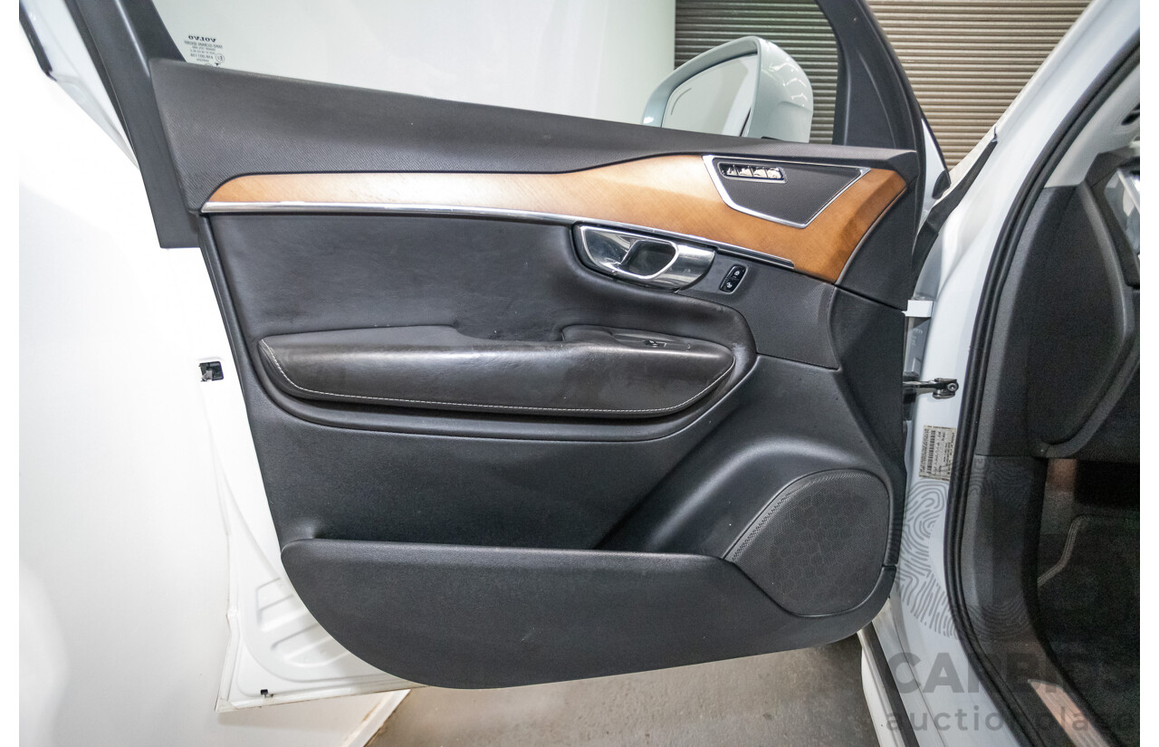 3/2017 Volvo XC90 D5 Inscription (AWD) 256 MY17 4D Wagon Crystal White Pearl Twin Turbo Diesel 2.0L - 7 seater